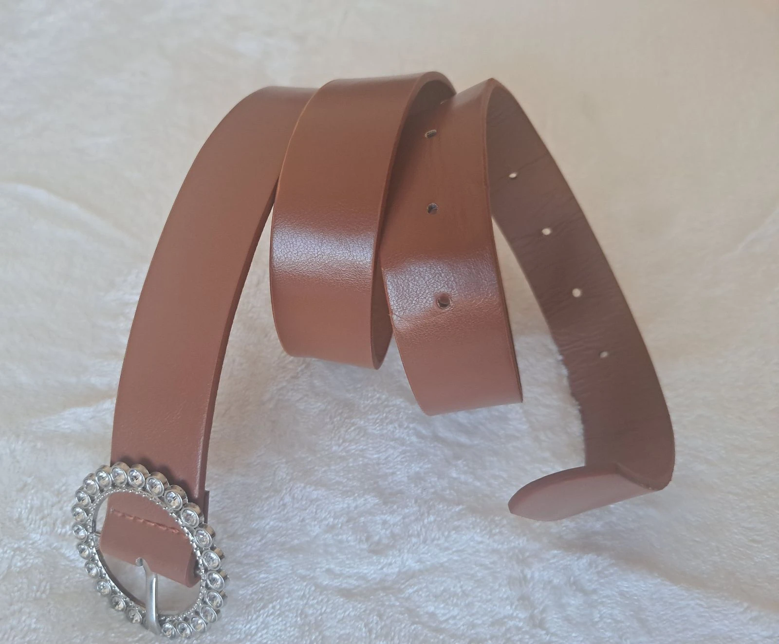 Set of 2 Adjustable Belts • Faux Leather & Woven Sisal • Chic & Boho Style – photo 4